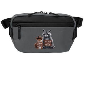 Justice For Peanut The Squirrel Justice For Fred The Raccoon Crossbody Pack