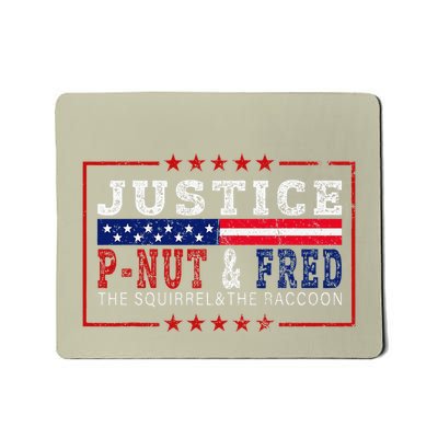 Justice For Pnut And Fred The Squirrel And Peanut Justice Mousepad