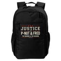 Justice For Pnut And Fred The Squirrel Peanut Justice Daily Commute Backpack