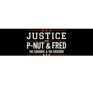 Justice For Pnut And Fred The Squirrel Peanut Justice Bumper Sticker