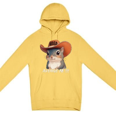 Justice For Peanut The Squirrel Wanted Premium Pullover Hoodie