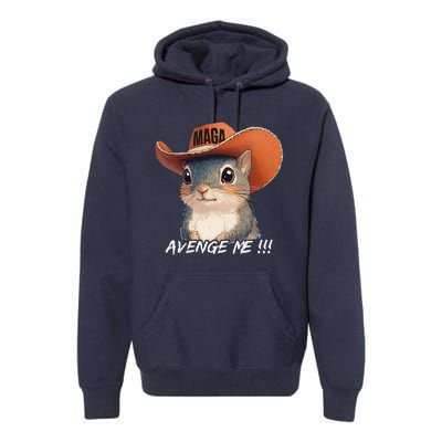 Justice For Peanut The Squirrel Wanted Premium Hoodie