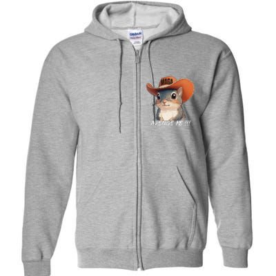 Justice For Peanut The Squirrel Wanted Full Zip Hoodie