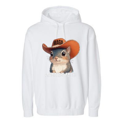 Justice For Peanut The Squirrel Wanted Garment-Dyed Fleece Hoodie