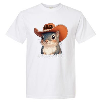 Justice For Peanut The Squirrel Wanted Garment-Dyed Heavyweight T-Shirt