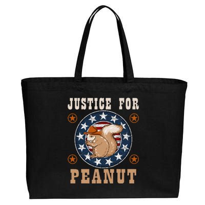 Justice For Peanut The Squirrel Justice For Fred The Raccoon Cotton Canvas Jumbo Tote