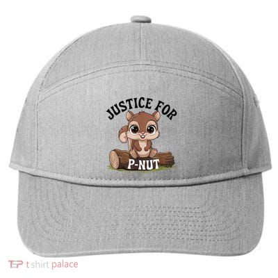 Justice For Pnut Special Squirrel. Pnut Justice 7-Panel Snapback Hat