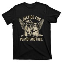 Justice For Peanut And Fred Peanut Squirrel Fred Raccoon T-Shirt