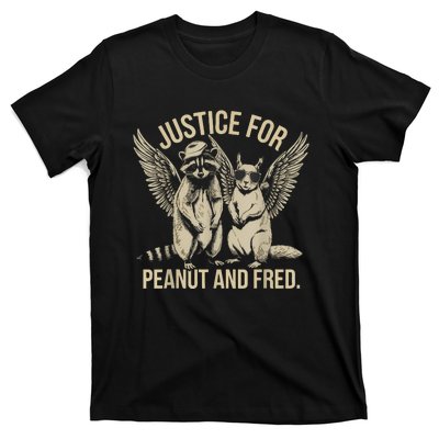 Justice For Peanut And Fred Peanut Squirrel Fred Raccoon T-Shirt