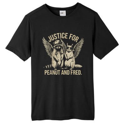 Justice For Peanut And Fred Peanut Squirrel Fred Raccoon Tall Fusion ChromaSoft Performance T-Shirt