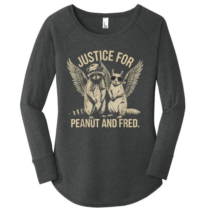 Justice For Peanut And Fred Peanut Squirrel Fred Raccoon Women's Perfect Tri Tunic Long Sleeve Shirt