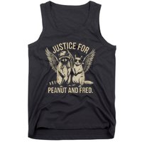 Justice For Peanut And Fred Peanut Squirrel Fred Raccoon Tank Top