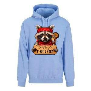 Justice For Peanut The Squirrel Pnut & Fred The Raccoon Unisex Surf Hoodie