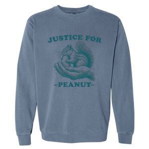 Justice For Peanut The Squirrel Peanut Squirrel Garment-Dyed Sweatshirt