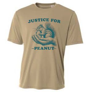 Justice For Peanut The Squirrel Peanut Squirrel Cooling Performance Crew T-Shirt