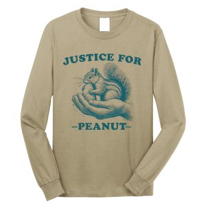 Justice For Peanut The Squirrel Peanut Squirrel Long Sleeve Shirt