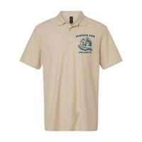 Justice For Peanut The Squirrel Peanut Squirrel Softstyle Adult Sport Polo