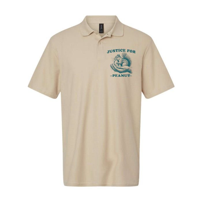 Justice For Peanut The Squirrel Peanut Squirrel Softstyle Adult Sport Polo