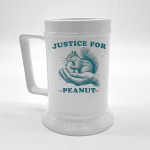 Justice For Peanut The Squirrel Peanut Squirrel Beer Stein