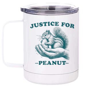 Justice For Peanut The Squirrel Peanut Squirrel 12 oz Stainless Steel Tumbler Cup