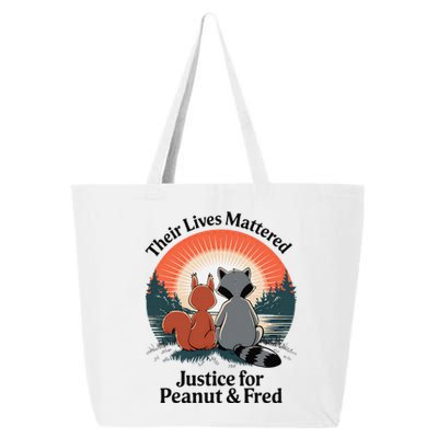 Justice For Peanut The Squirrel Justice For Fred The Raccoon 25L Jumbo Tote