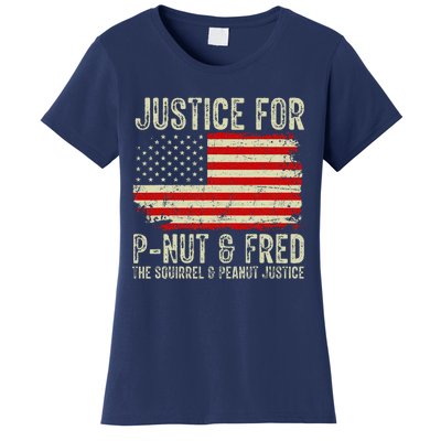 Justice For Pnut And Fred The Squirrel And Peanut Justice Women's T-Shirt