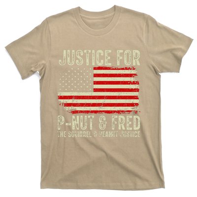 Justice For Pnut And Fred The Squirrel And Peanut Justice T-Shirt