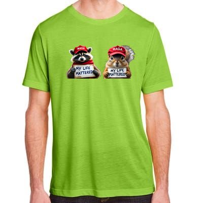 Justice For Peanut The Squirrel And Fred The Raccoon Adult ChromaSoft Performance T-Shirt