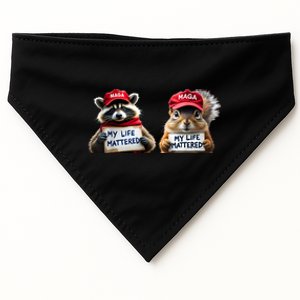 Justice For Peanut The Squirrel And Fred The Raccoon USA-Made Doggie Bandana