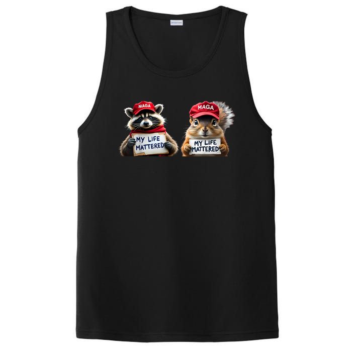 Justice For Peanut The Squirrel And Fred The Raccoon PosiCharge Competitor Tank