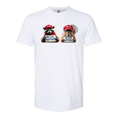 Justice For Peanut The Squirrel And Fred The Raccoon Softstyle® CVC T-Shirt