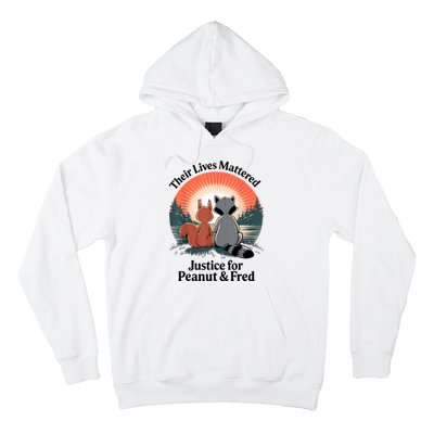 Justice For Peanut The Squirrel Justice For Fred The Raccoon Hoodie