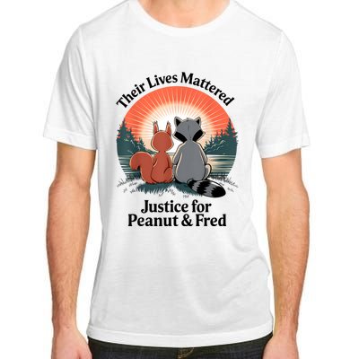 Justice For Peanut The Squirrel Justice For Fred The Raccoon Adult ChromaSoft Performance T-Shirt