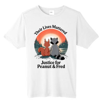 Justice For Peanut The Squirrel Justice For Fred The Raccoon Tall Fusion ChromaSoft Performance T-Shirt