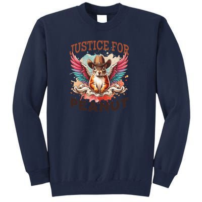 Justice For Peanut The Squirrel Peanut Squirrel Tall Sweatshirt