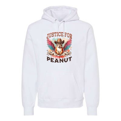 Justice For Peanut The Squirrel Peanut Squirrel Premium Hoodie