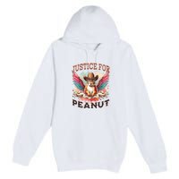 Justice For Peanut The Squirrel Peanut Squirrel Premium Pullover Hoodie