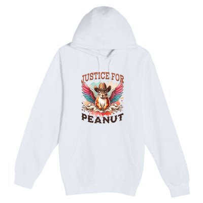 Justice For Peanut The Squirrel Peanut Squirrel Premium Pullover Hoodie