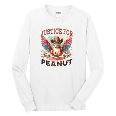 Justice For Peanut The Squirrel Peanut Squirrel Tall Long Sleeve T-Shirt