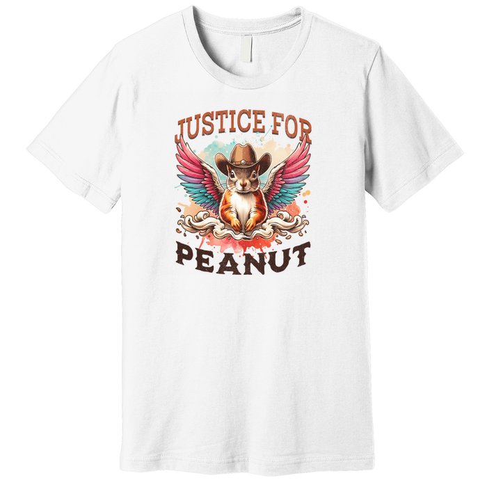 Justice For Peanut The Squirrel Peanut Squirrel Premium T-Shirt