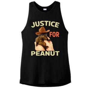 Justice For Peanut The Squirrel Ladies PosiCharge Tri-Blend Wicking Tank