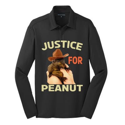 Justice For Peanut The Squirrel Silk Touch Performance Long Sleeve Polo