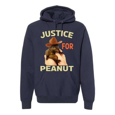 Justice For Peanut The Squirrel Premium Hoodie