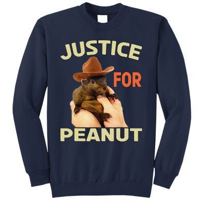 Justice For Peanut The Squirrel Tall Sweatshirt