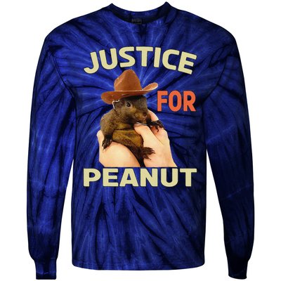 Justice For Peanut The Squirrel Tie-Dye Long Sleeve Shirt