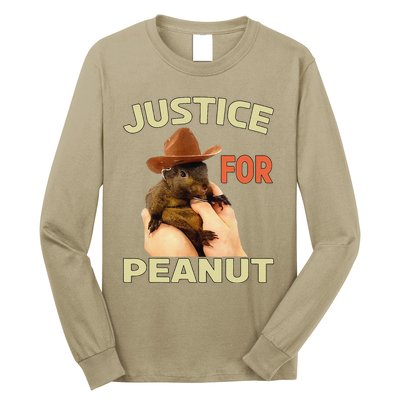 Justice For Peanut The Squirrel Long Sleeve Shirt