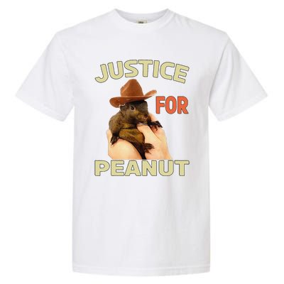 Justice For Peanut The Squirrel Garment-Dyed Heavyweight T-Shirt