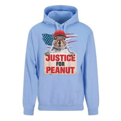 Justice For Peanut The Squirrel American Flag Peanut Squirrel Gift Unisex Surf Hoodie