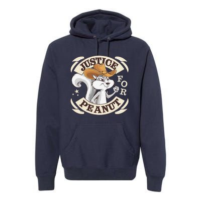 Justice For Peanut The Squirrel Premium Hoodie