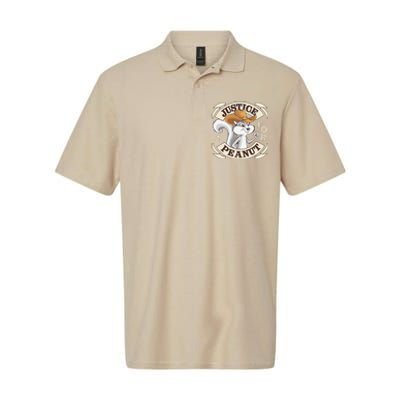 Justice For Peanut The Squirrel Softstyle Adult Sport Polo